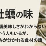 牡蠣の味｜牡蠣美味しさがわからないという人もいるが、好みが分かれる食材の話