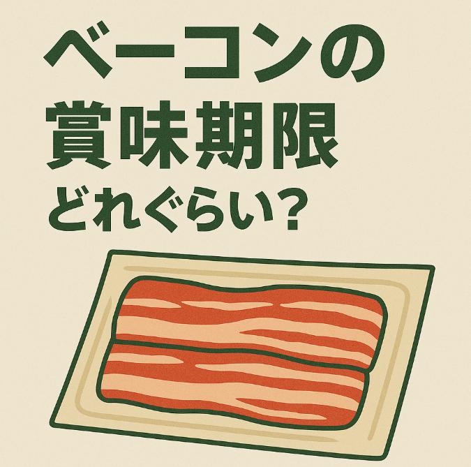 ベーコンの賞味期限切れ２週間、未開封でもダメ？安全に食べられる基準を解説