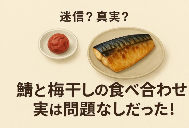 【迷信？真実？】鯖と梅干しの食べ合わせ、実は問題なしだった！