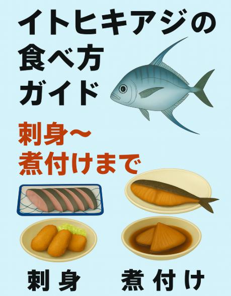 イトヒキアジ食べ方完全ガイド|刺身〜煮付けまで