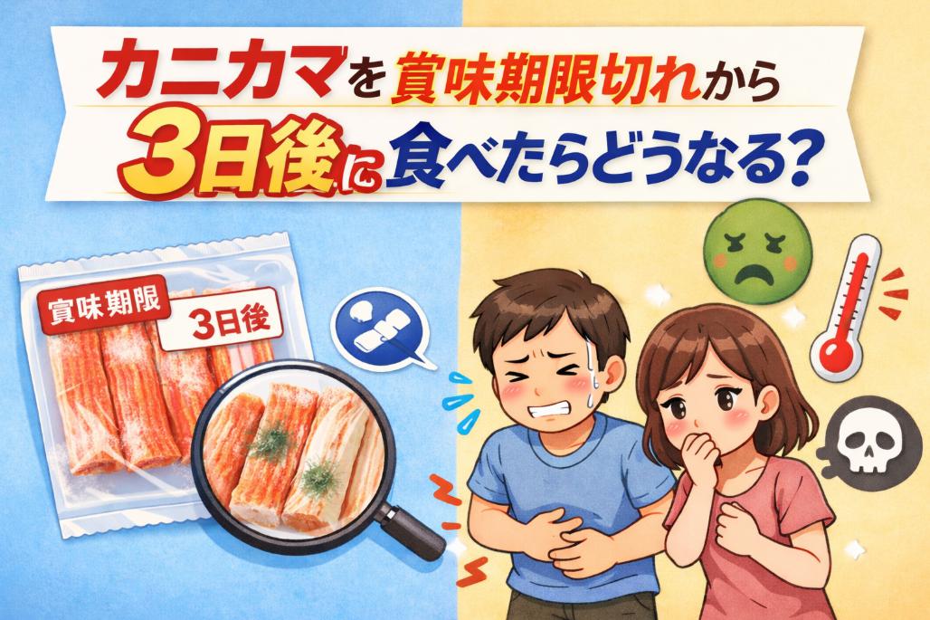 カニカマを賞味期限切れから3日後に食べたらどうなる？体への影響と注意点