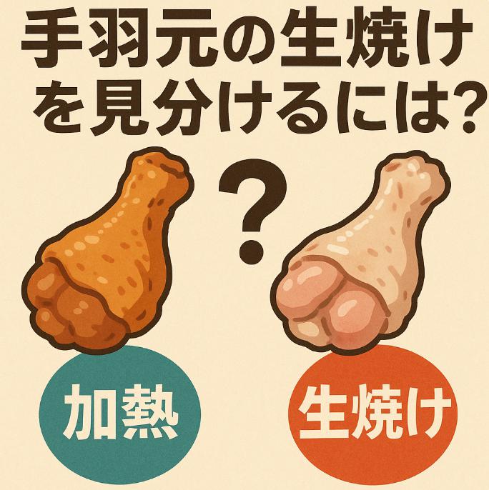 手羽元の生焼けを見分けるには？加熱不足を防ぐポイントと安全な食べ方