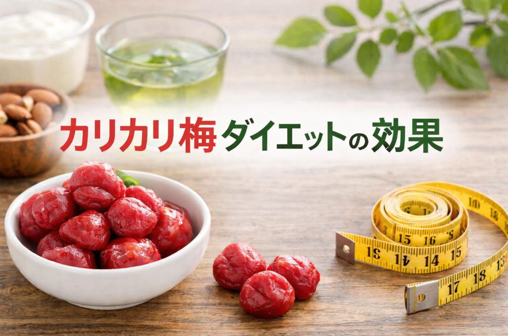 カリカリ梅に隠されたダイエット効果と意外なデメリット