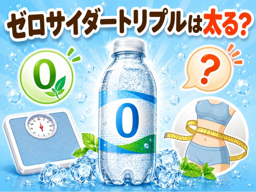 ゼロサイダートリプルで太る本当の理由と カロリー・糖質の真実