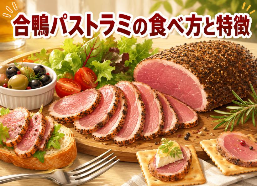 合鴨パストラミの食べ方と特徴|絶品の味わいを引き出すコツ