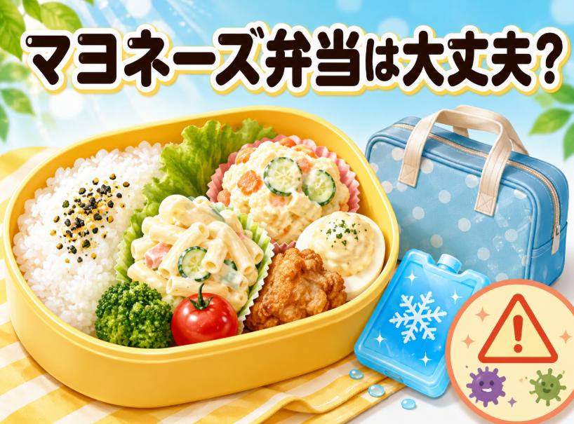 マヨネーズを使ったお弁当は大丈夫?傷む原因と夏の保存方法を解説