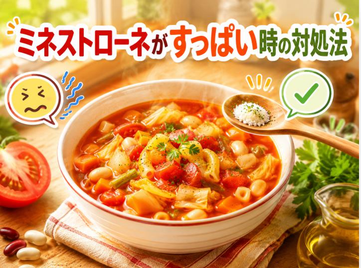 ミネストローネがすっぱい時の原因と対処法|美味しく作るコツ