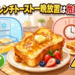 フレンチトースト一晩放置は食中毒の危険！安全な作り置き方法とは