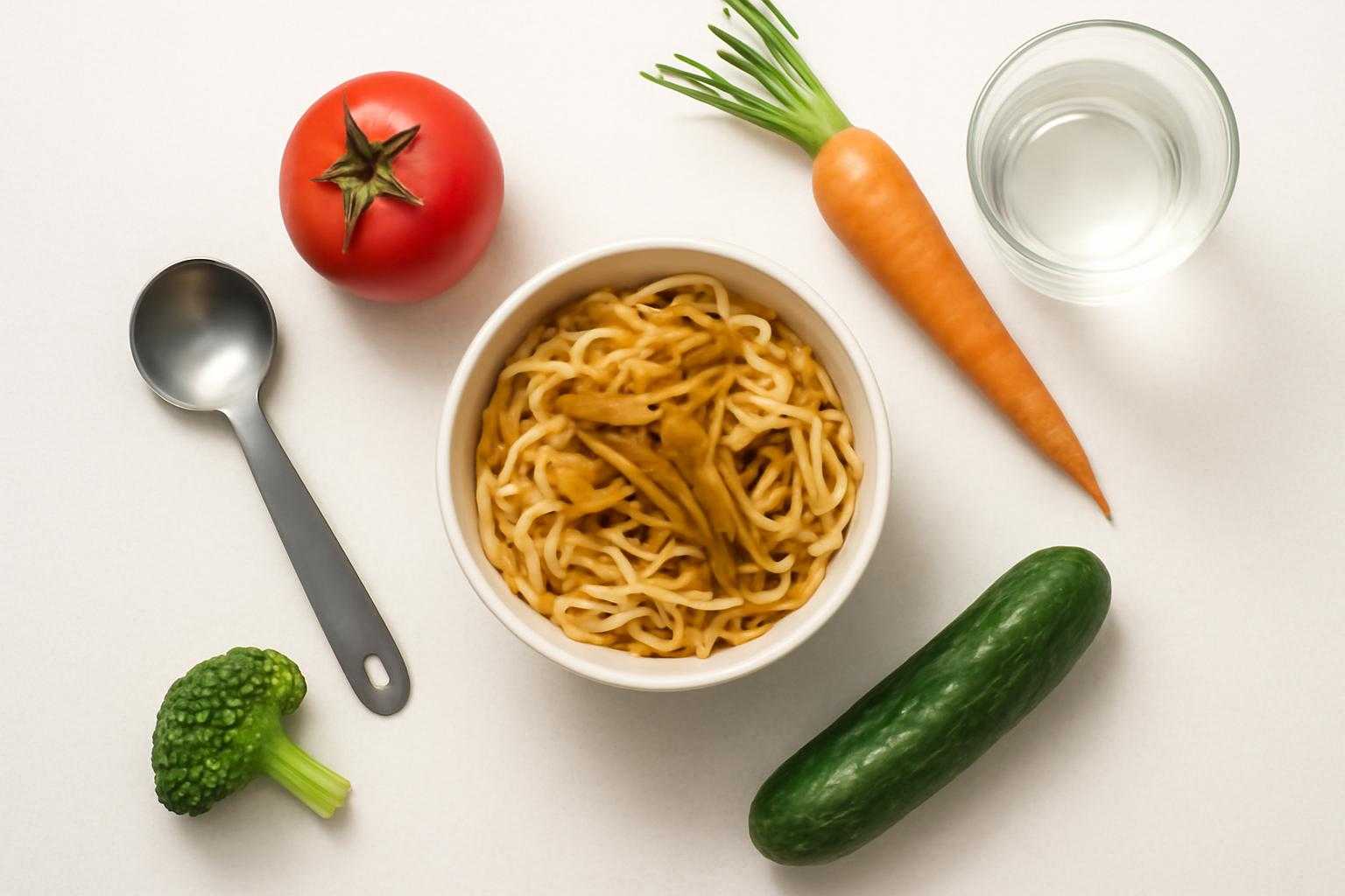 小皿に盛られた適量のメンマと、塩分控えめを示す食材